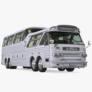 3D Sultana 1973 Bus Simple Interior