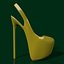 High Heel Slingback Shoes