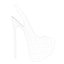 High Heel Slingback Shoes