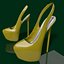 High Heel Slingback Shoes