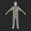 Male Surgeon Caucasian with Blood 2 3D Model