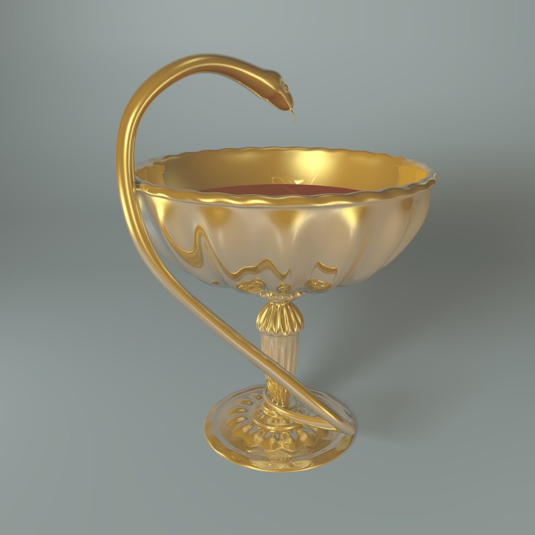 3d model of cup snake