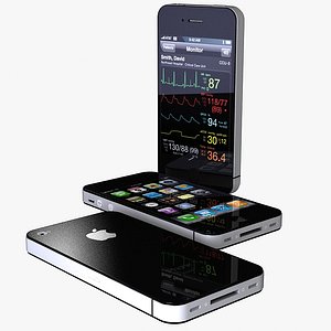 apple iphone 4g 3d model