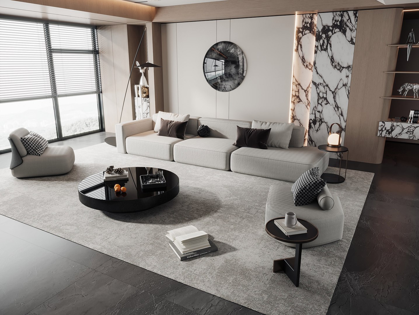 Modern Living Room Model - TurboSquid 2102011