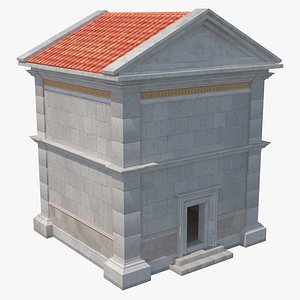 3D Roman Temple Building