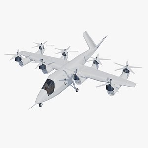 Vertical Aerospace Aircraft Improved 3D model