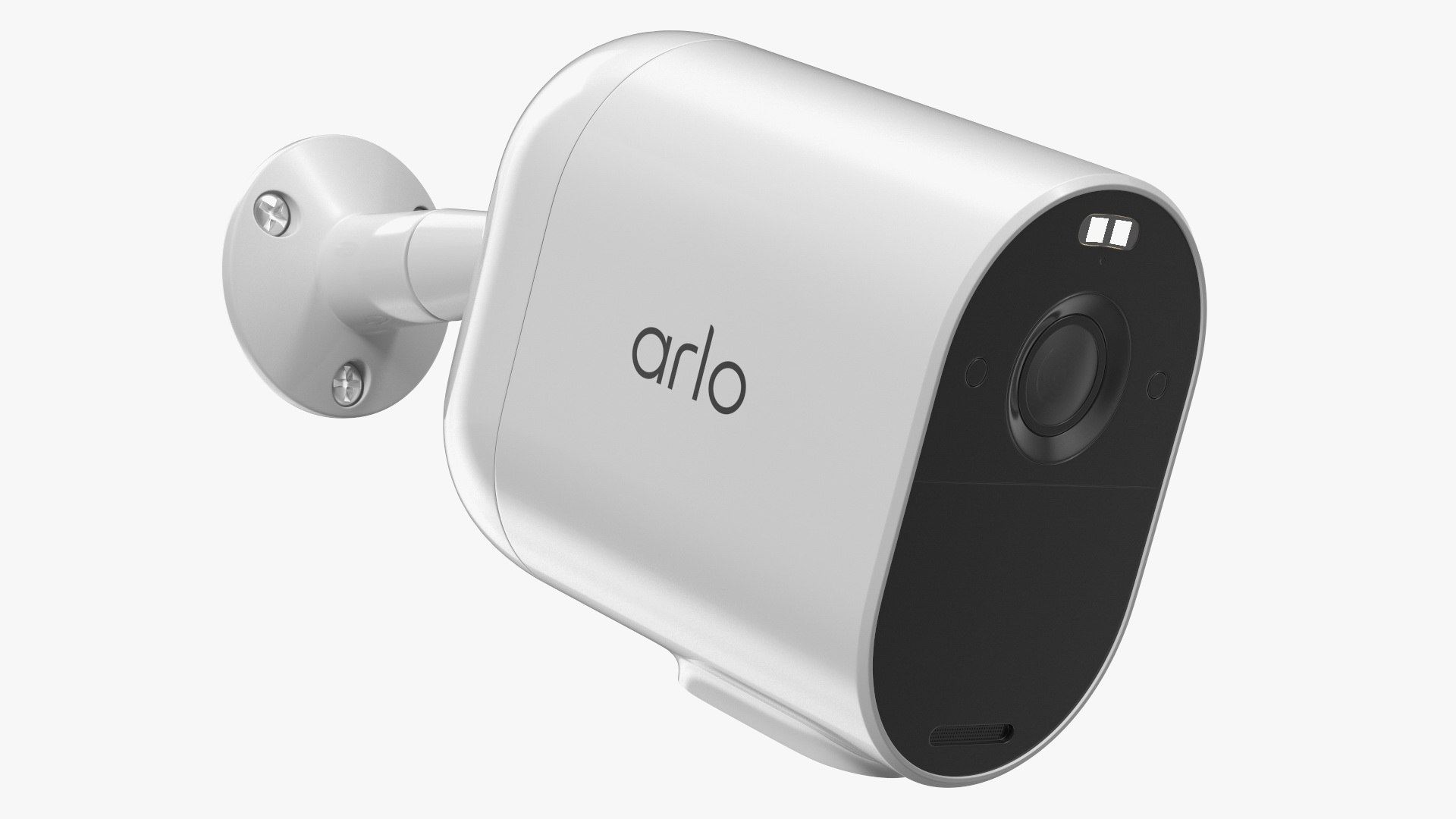 Arlo Essential Spotlight WiFi Security Camera White 3D model preview