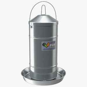 Tuff Stuff Galvanized Poultry Feeder 44Lbs