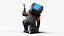 Next Gen Spacesuit on Astronaut Crawling Pose Fur(1)