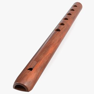 Wooden Flute 3D