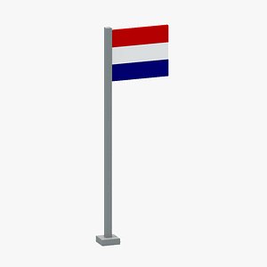 Netherlands Flag model