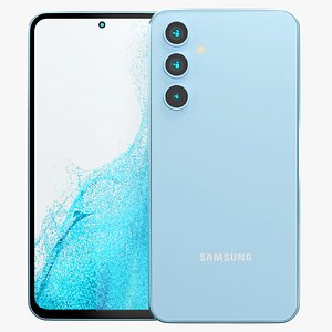 Samsung Galaxy A54 5G blue 3D model
