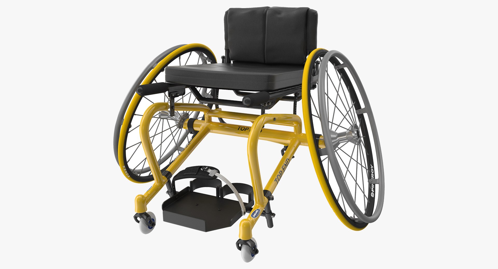 Sport Wheelchair 3D Model 3D model preview