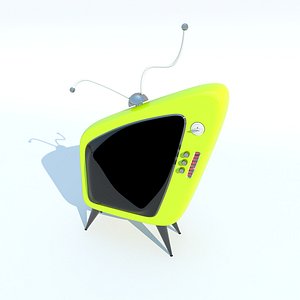cartoon tv 3d model