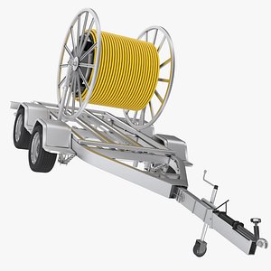 Cable Drum With Trailer model