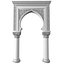Arch in oriental style Oriental Door Portal Arched Doorway