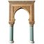 Arch in oriental style Oriental Door Portal Arched Doorway