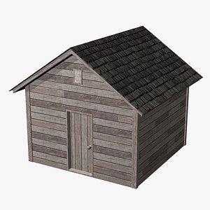 shed old 3d obj