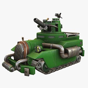 3D model pbr tank