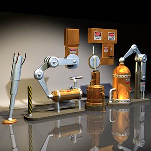 Machines and Retractable Leg 01