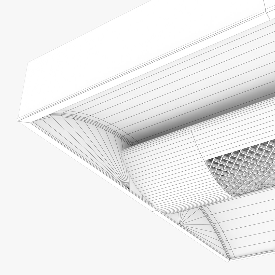 Office Ceiling Light 2 3d Model