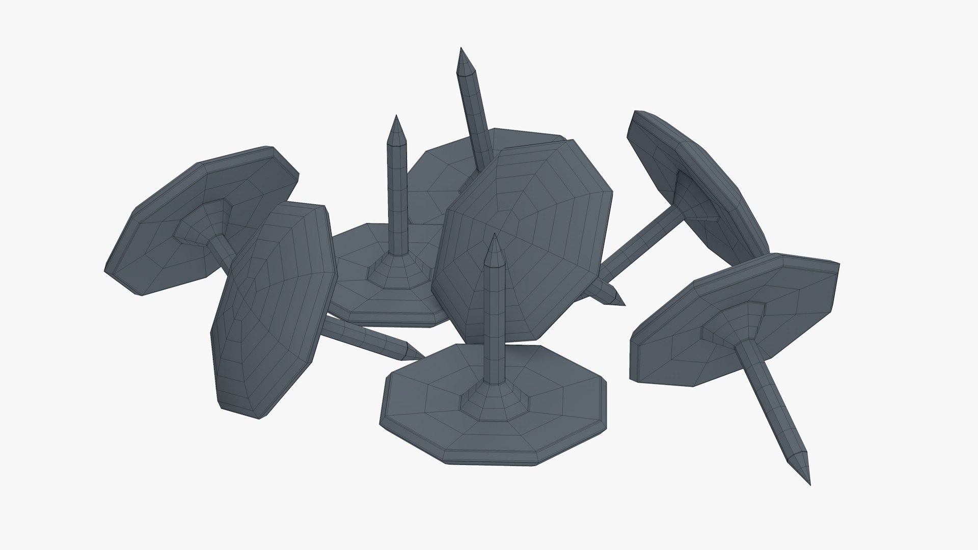 3D Push Pin TurboSquid 2163367