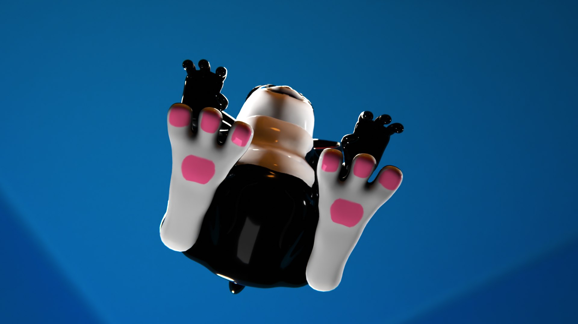 Black Rabbit 3D Cartoon Model - TurboSquid 2231859