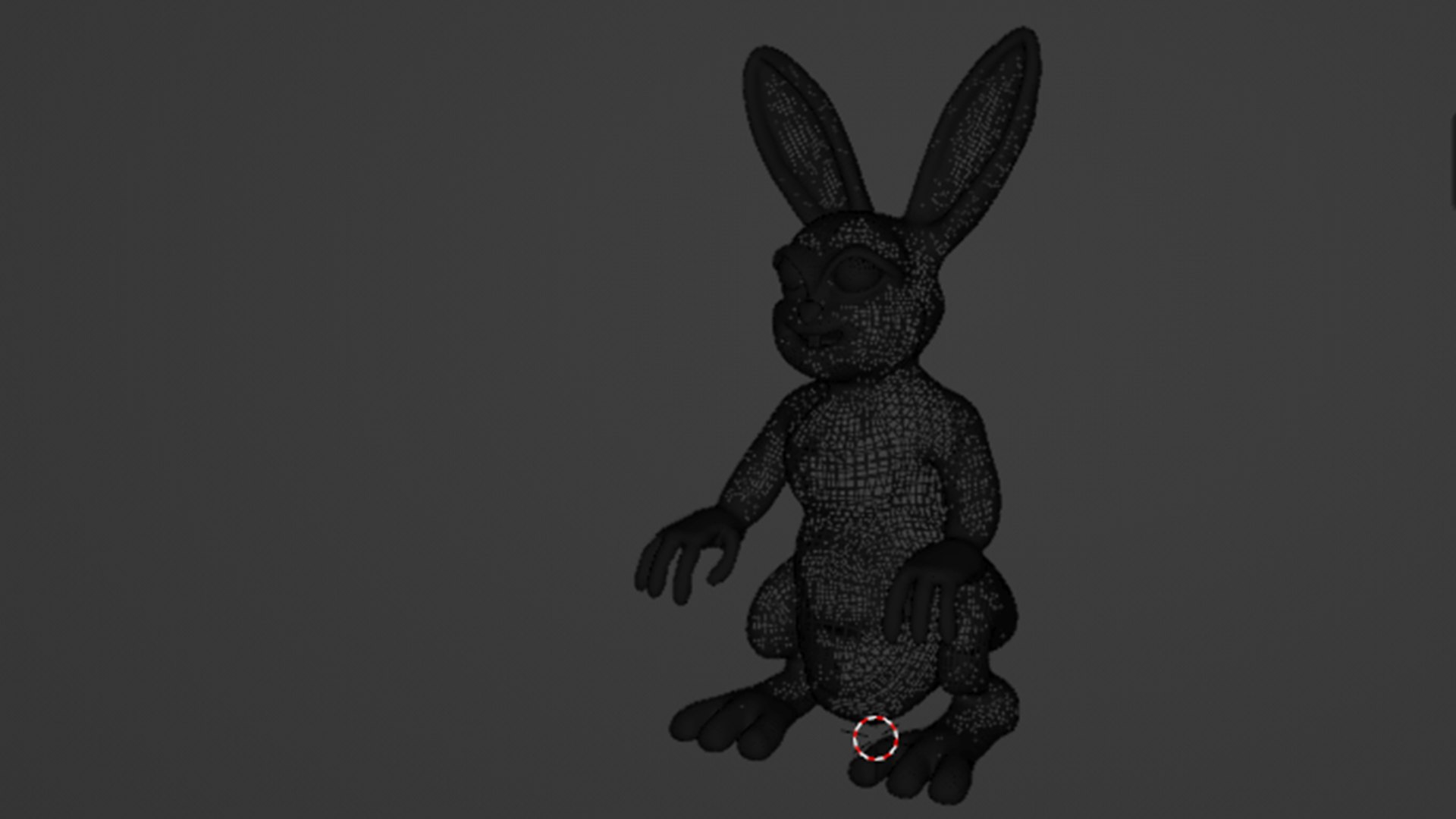 Black Rabbit 3D Cartoon Model - TurboSquid 2231859