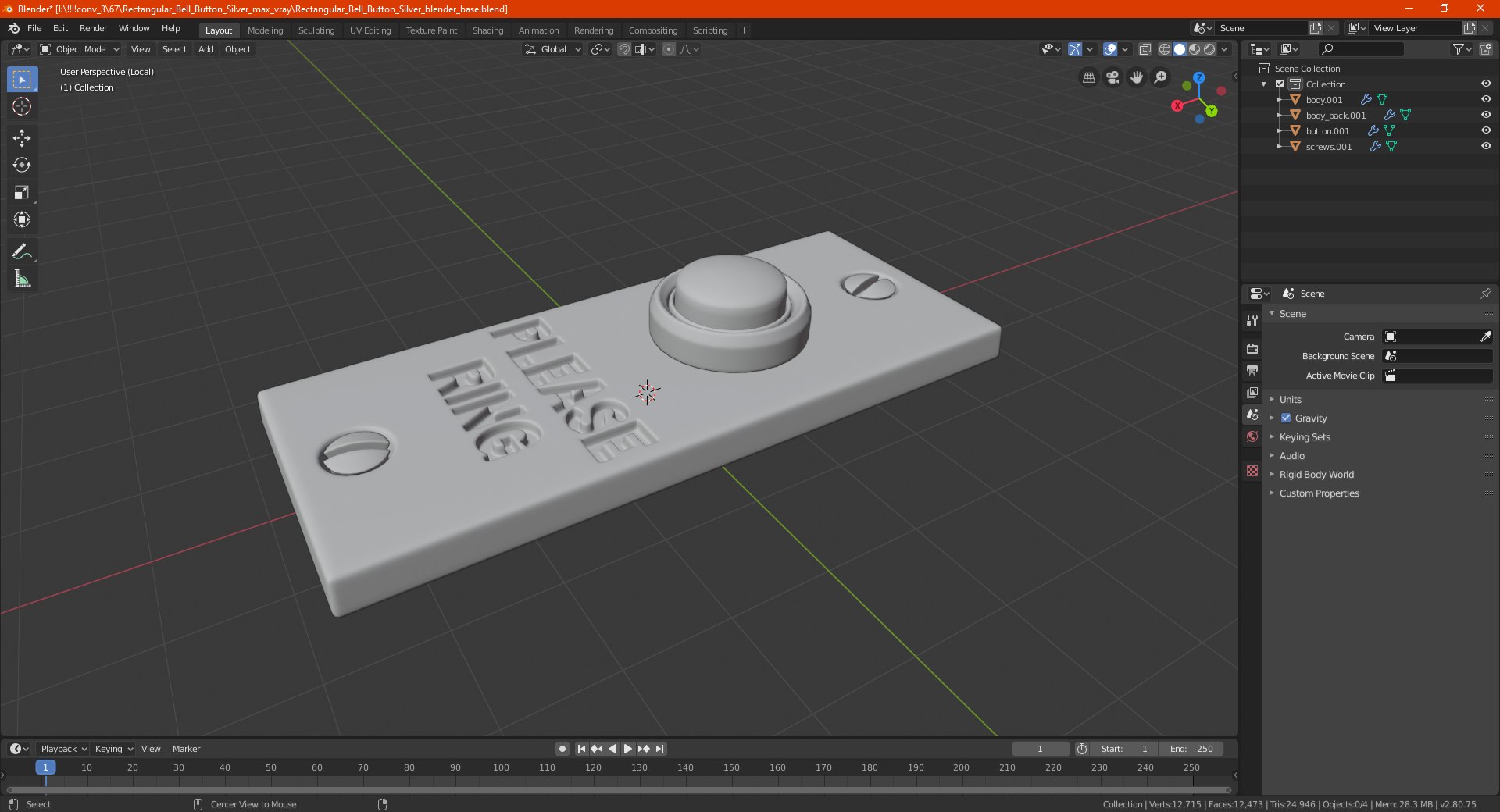 Rectangular Bell Button Silver 3D model https://p.turbosquid.com/ts-thumb/8E/TxU5bd/GL/rectangularbellbuttonsilverc4dmodel021/jpg/1617388394/1920x1080/fit_q87/57b2a6bcb9a1b97261bed7c0a4ac2f661569475e/rectangularbellbuttonsilverc4dmodel021.jpg