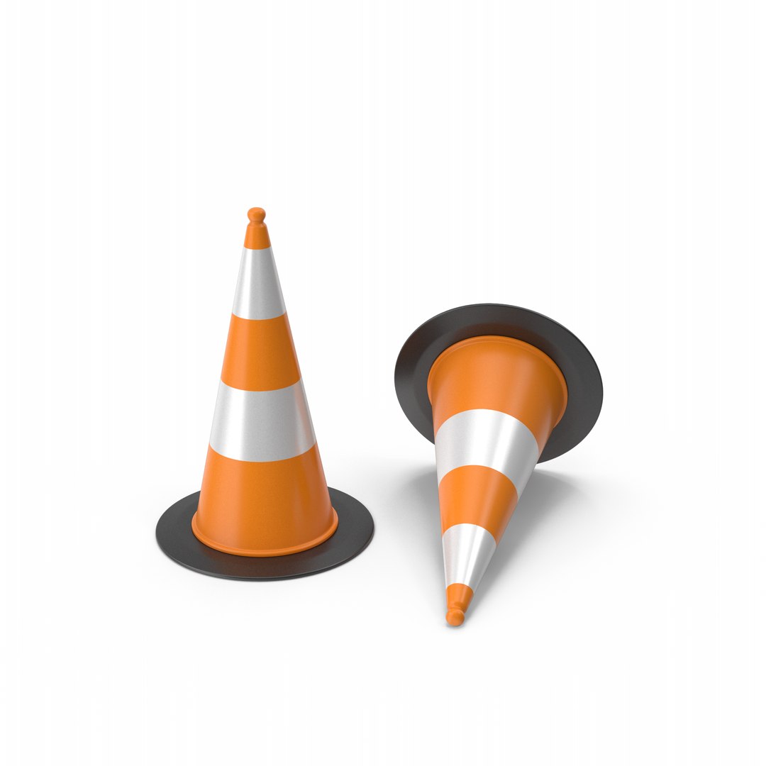 3D Model Traffic Cones - TurboSquid 1928556