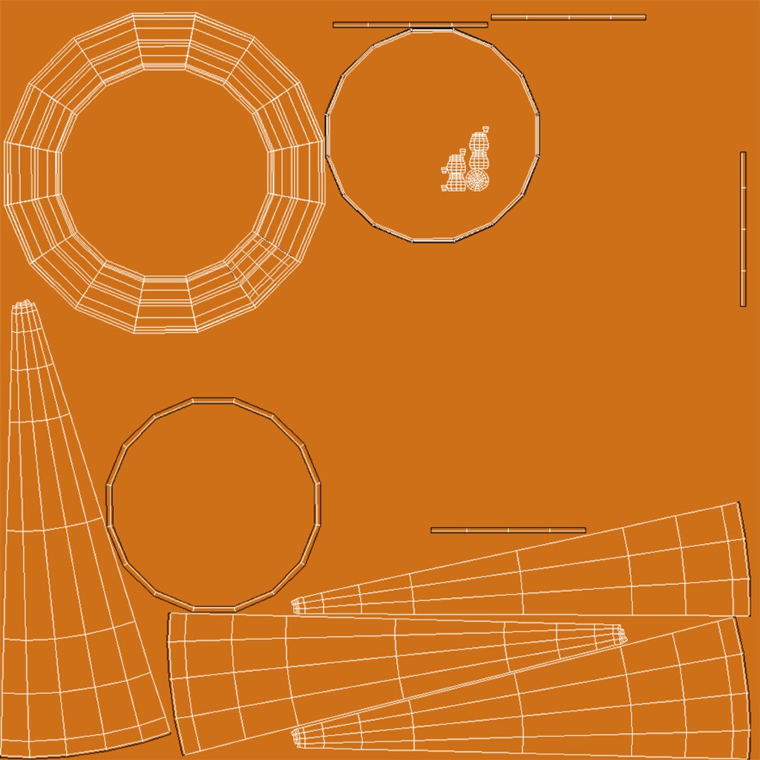 3D Model Traffic Cones - TurboSquid 1928556