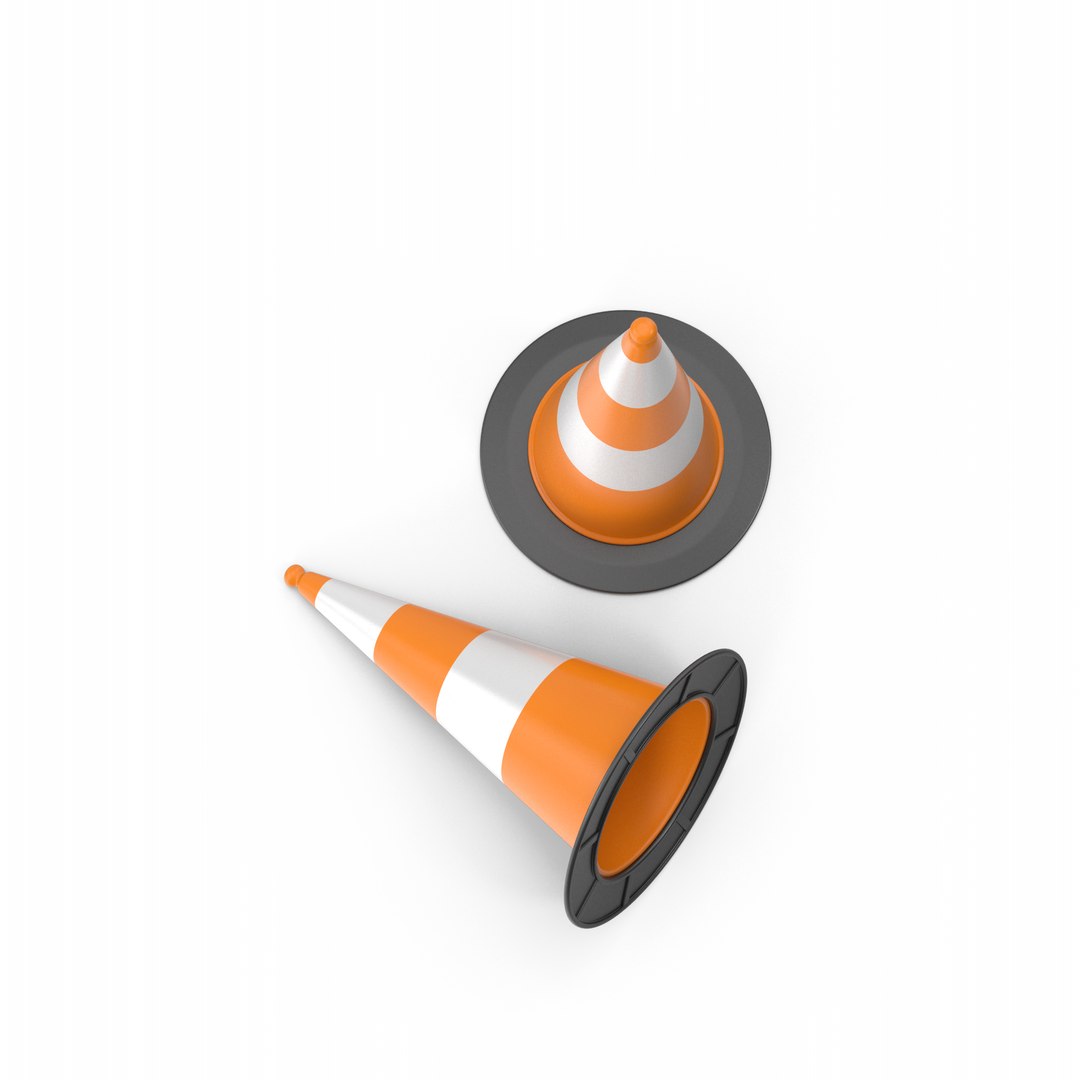 3D Model Traffic Cones - TurboSquid 1928556