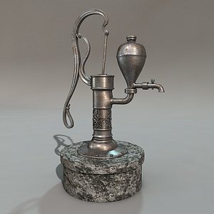 Antike Handwasserpumpe 3D-Modell $49 - .max .ma .fbx .c4d .obj - Free3D