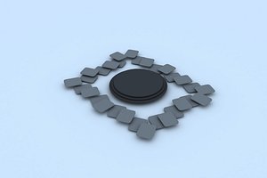 3D ceiling 6 model