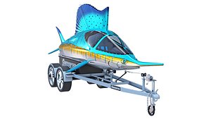 Jet Ski Seabreacher Salefish 3D model