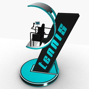 tennis umpire chair 3D