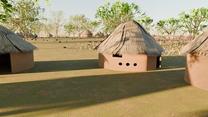 3D village model