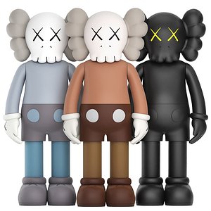 kaws collection 3D model