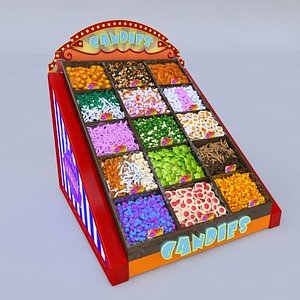 3D counter candies model