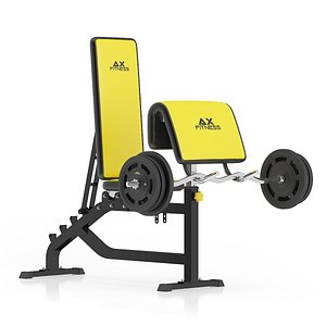 black arm curl bench max