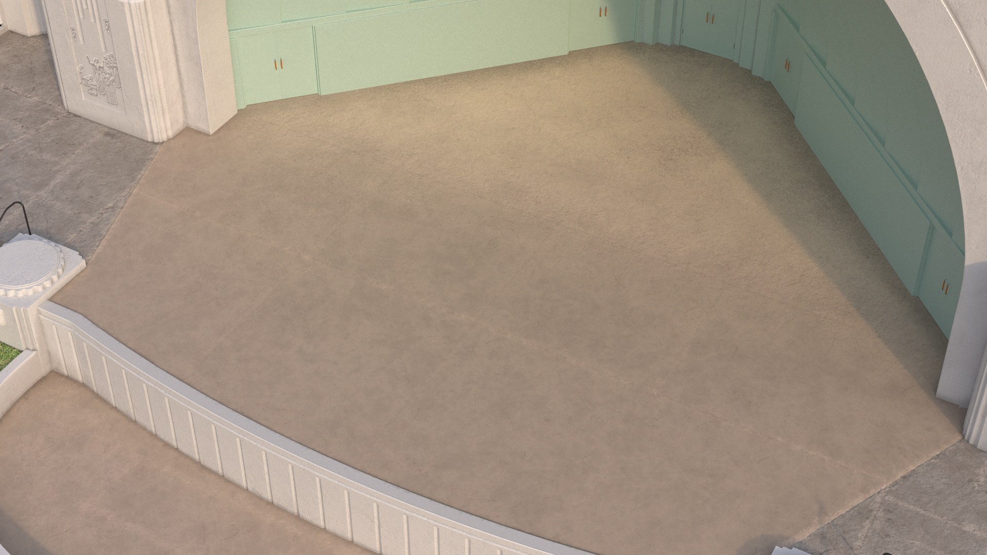 3D Washington Park Band Shell With Seating Model TurboSquid 2300038