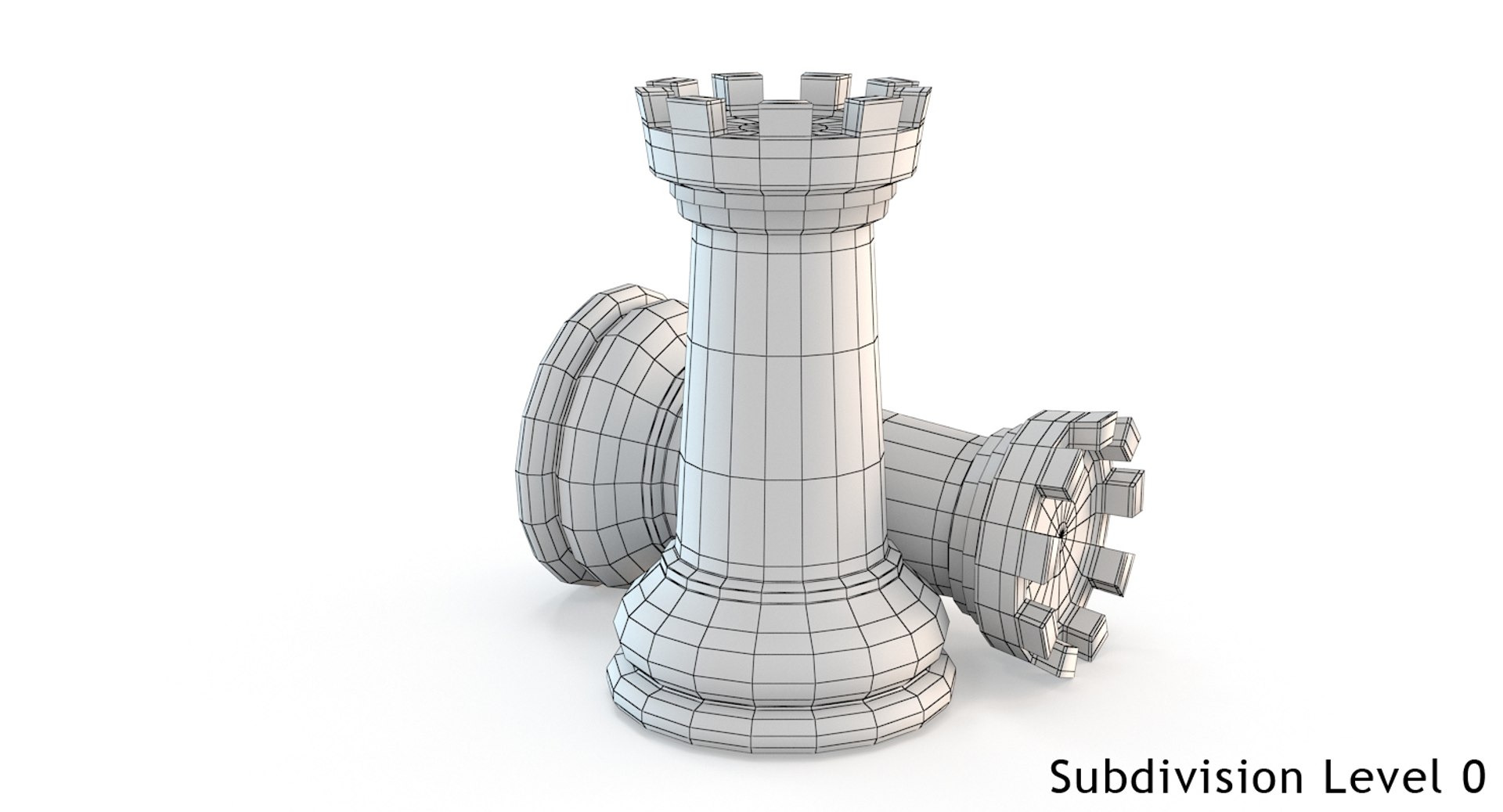 Chess Rook 3D - TurboSquid 1247884
