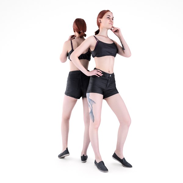 3D scanned pose