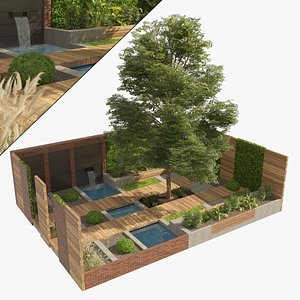 Exterior Garden yard scene