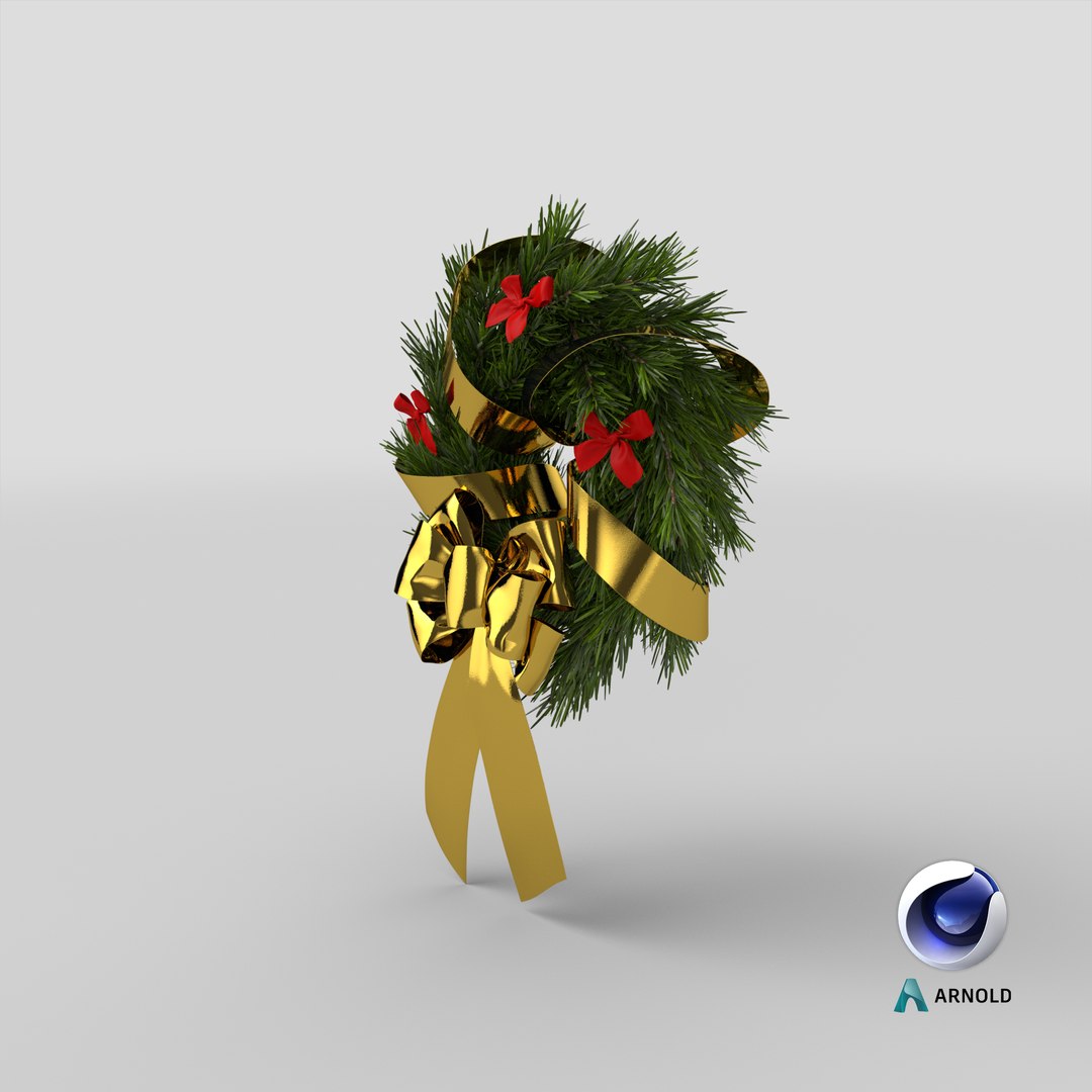 Christmas Wreath with Bows and Ribbon 4 3D model https://p.turbosquid.com/ts-thumb/8F/4dZaPC/Bb/stemcell_cinema_4d_arnold_render/png/1634967818/1920x1080/fit_q87/8e35a43aab422a4c8b1bfeb1e9c340593010d2b1/stemcell_cinema_4d_arnold_render.jpg