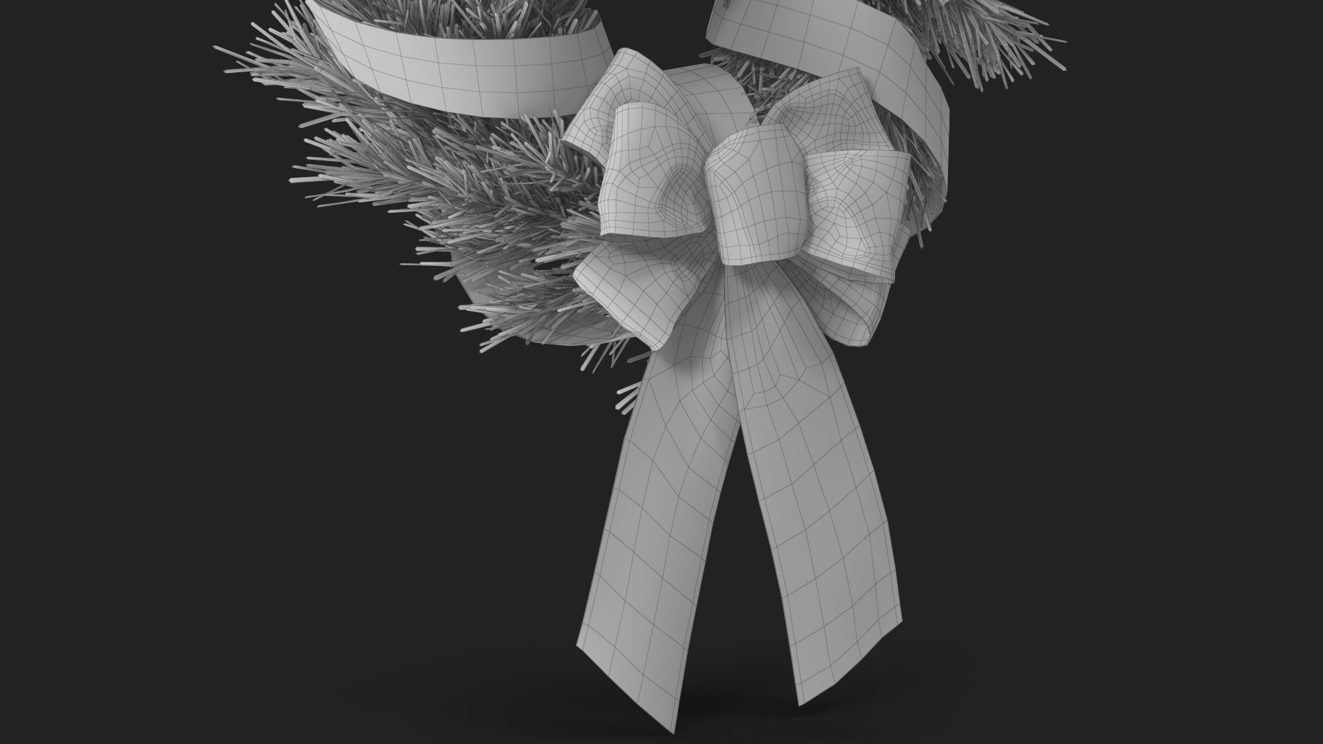 Christmas Wreath with Bows and Ribbon 4 3D model https://p.turbosquid.com/ts-thumb/8F/4dZaPC/Rk/wireframe_09/jpg/1633181326/1920x1080/fit_q87/67382f54083f3fec1ef363aa0d5ad5b8f50e755b/wireframe_09.jpg