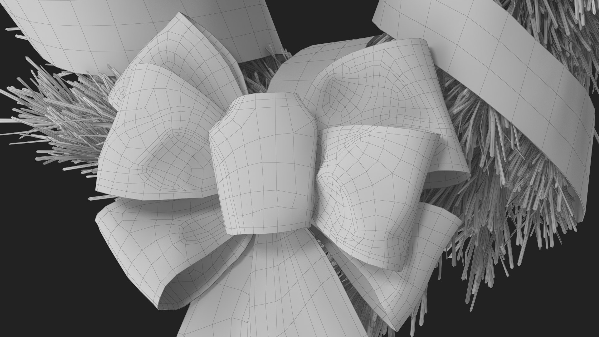 Christmas Wreath with Bows and Ribbon 4 3D model https://p.turbosquid.com/ts-thumb/8F/4dZaPC/yQ/wireframe_08/jpg/1633181358/1920x1080/fit_q87/2f6b5cbbb2ee641080c06aff61b182f167ff5c1c/wireframe_08.jpg