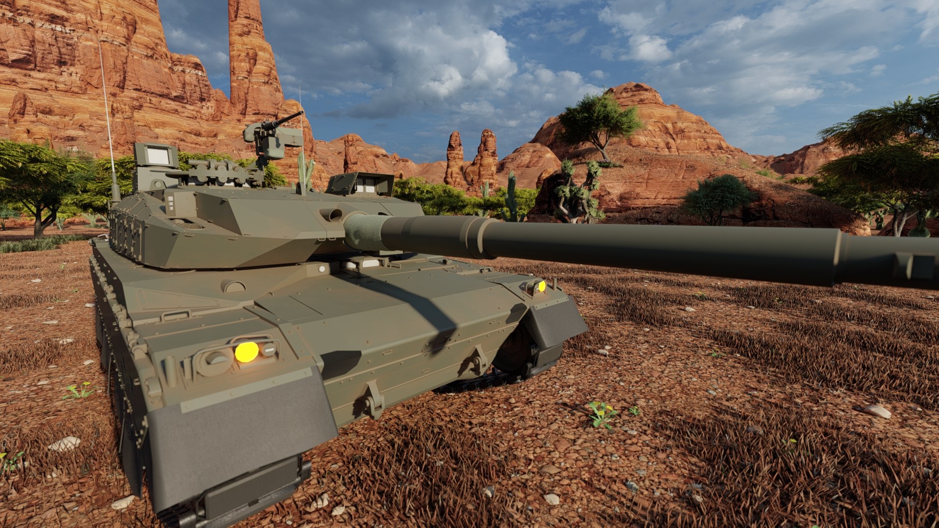 3D JAPANESE TYPE 10 TANK - TurboSquid 2278259