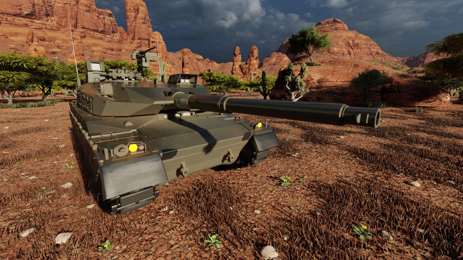 3D JAPANESE TYPE 10 TANK - TurboSquid 2278259