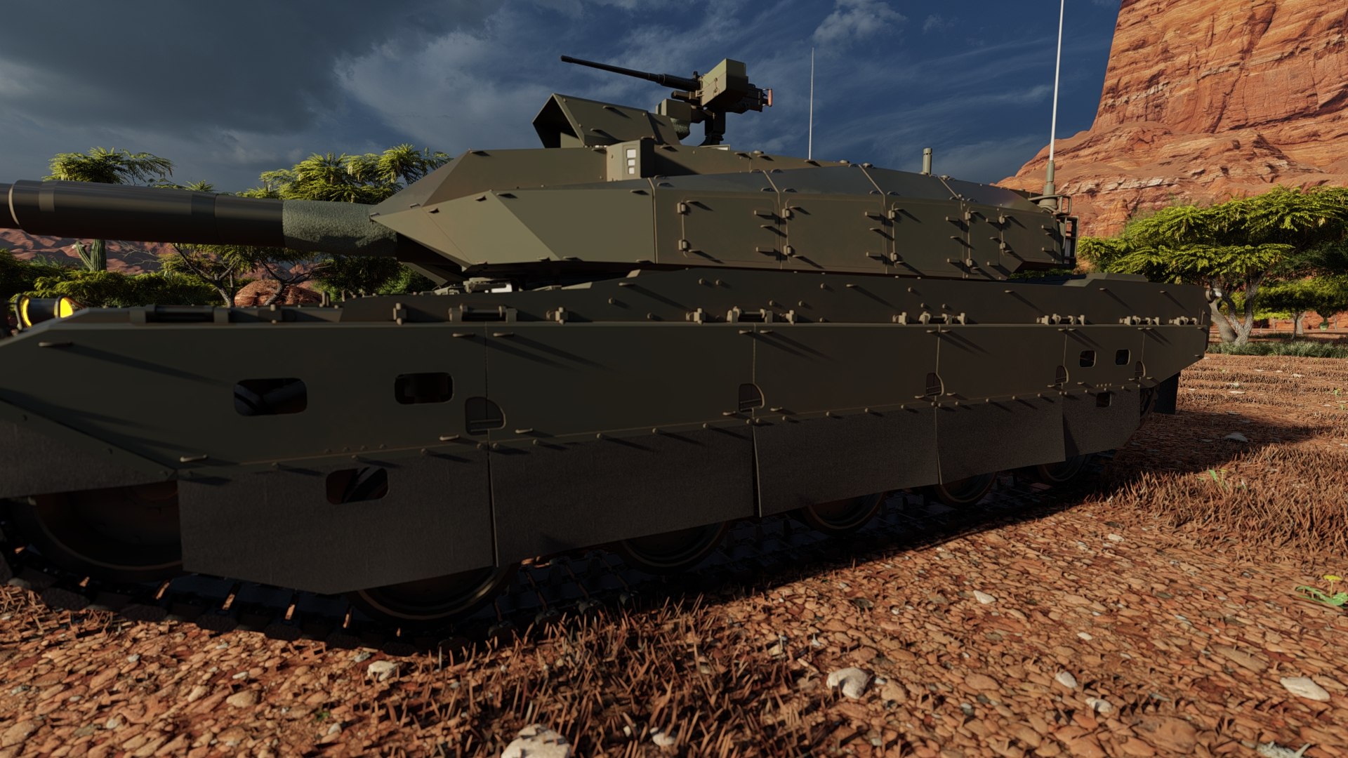 3D JAPANESE TYPE 10 TANK - TurboSquid 2278259